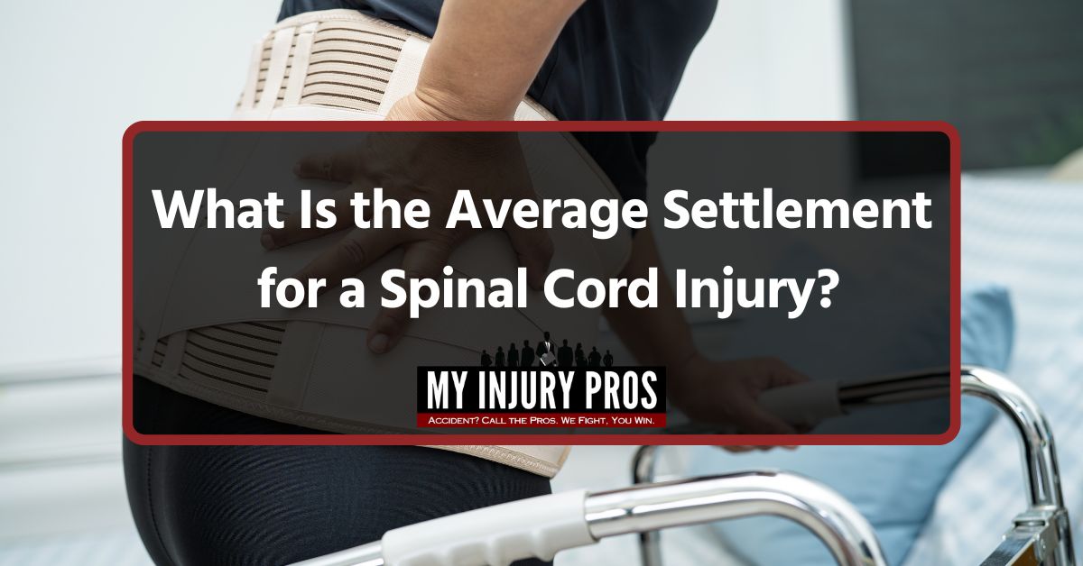 What Is the Average Settlement for a Spinal Cord Injury?